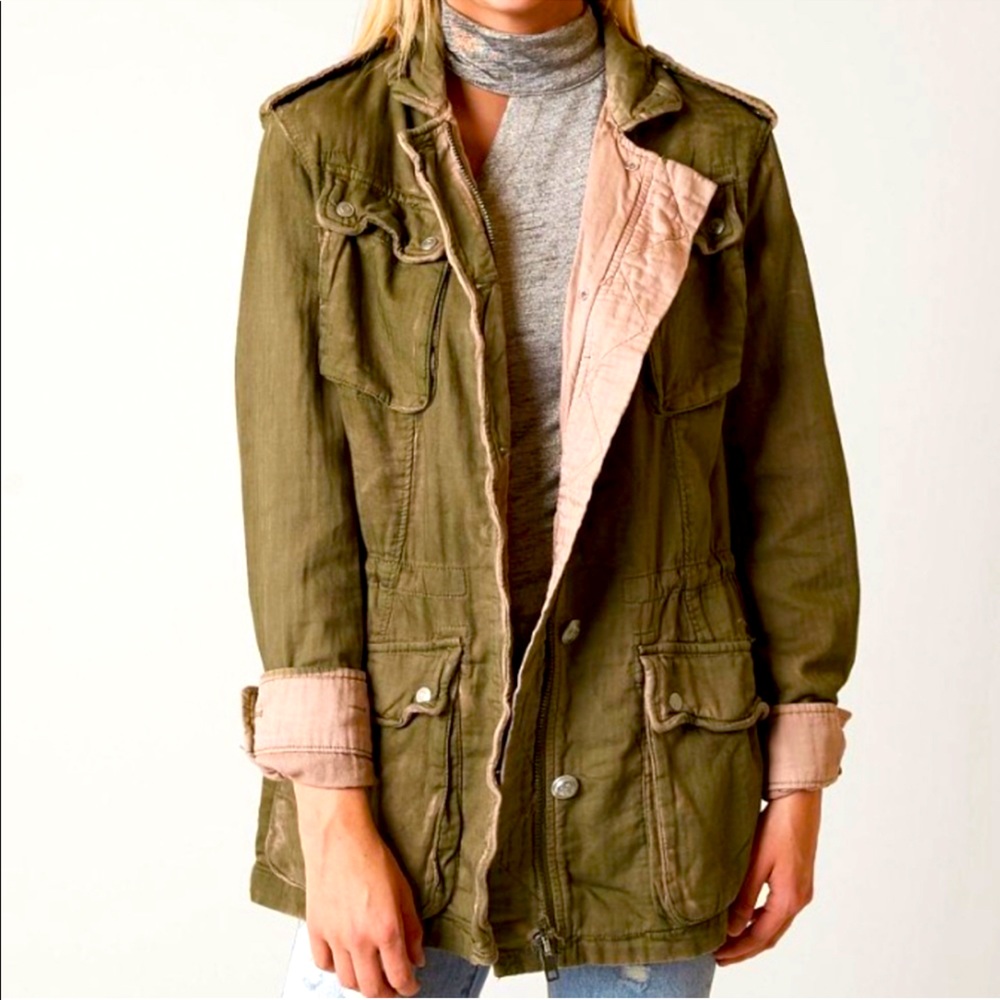 Free People double cloth utility jacket
